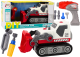 Excavadora Cartoon Crawler para DIY en color blanco