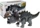 Dinosaurio Triceratops a Pilas con Luz y Sonido