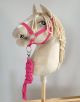 Halter y Tether My Sweet Baby para Hobby Horse Rosa