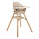 Trona 2en1 Woody Beige Kikkaboo - Versatilidad y Comodidad