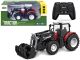 Tractor Rojo Control Remoto 2.4G con Cubo Movible 1:24