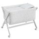 Minicuna Tijera Madera Merlo Crudo/bco 55x87x74 Cm - Cambrass