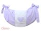 Bolsa de Juguetes My Sweet Baby - Corazones Blancos y Puntos Lilas