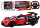 Coche Deportivo RC 1:12 con Puertas Abatibles Rojo