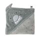 Toalla Capa Mr. Shark Trixie 75x75cm - Suave y Orgánica