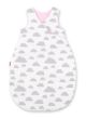 Cotton Sleeping Bag For Children, Size M, 3-12 Months, Tog 2.5, All-season - Clouds Gray/pink
