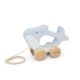 Arrastre de Madera Mr. Shark Trixie - Juguete educativo para bebés