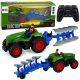 Tractor teledirigido Lean toys con arado y luces led