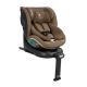Silla de coche infantil Kikkaboo i-Twist i-Size café homologada R129, vista frontal