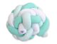 Protector de Cuna Knot Bumper My Sweet Baby - Blanco y Menta