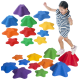Piedras Sensoriales de Colores - 4 Tamaños