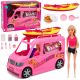 Set de Muñeca Viajera con Camper y Kayak, Luces y Sonidos