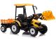 Tractor Eléctrico Infantil Hercules amarillo 24V de Lean cars