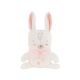 Manta de regalo bordada 3D Rabbits in Love Kikkaboo