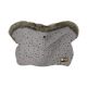 Guantes de invierno Kikkaboo Luxury Fur Dots Gris