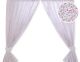 Cortinas para habitación de bebé - My Sweet Baby, corazones rosas