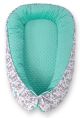 Baby Nest Double-sided Premium Cocoon For Infants Bobono Minky- Rocking Horses