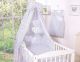 Dosel de Cuna My Sweet Baby con Corazones en Puntos Negros