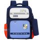 Mochila Escolar con Correa de Pecho Dinosaurio Azul Marino 22L