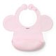 Babero de Silicona Ajustable Babyono Rosa para Bebés