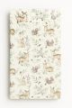 Sábana Ajustable de Algodón 120x60cm My Sweet Baby - Woodland Olive