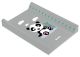 Cambiador Suave Sensillo - Panda Gris - Ideal para Bebés