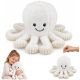 Peluche pulpo suave de 50 cm con tentáculos elásticos de Lean toys.