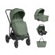 Carrito 3 en 1 Kikkaboo Chiara Verde Militar para Bebés