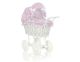 Carrito de Muñecas My Sweet Baby de Mimbre con Ropa Rosa