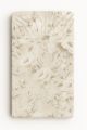 Sábana Ajustable de Algodón 120x60cm My Sweet Baby - Peonías Beige