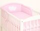 Protector de Cuna My Sweet Baby - Hearts Polka Dots Rosa