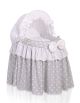Cuna de Mimbre para Muñecas Laura Gris My Sweet Baby