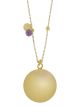 Llamador de Ángeles Proudmama Bola Olivia Gold/Amethyst