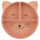 Plato compartimentado de silicona con ventosa Trixie - Mrs. Cat