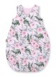 Cotton Sleeping Bag For Children, Size M, 3-12 Months, Tog 2.5, All-season - Peony Flower Pink