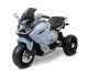 Moto eléctrica infantil Nitro azul Toyz con estable diseño de tres ruedas