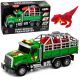 Camión Transportador de Dinosaurios de Lean toys con luces y sonidos