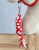 Correa para Caballo de Juguete My Sweet Baby - Blanco-Rojo