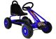 Gokart infantil a pedales azul Lean Toys, vista frontal