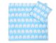 Juego de MiniCuna My Sweet Baby - Set de Cama Elefantes Azules