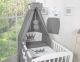 Dosel de Cuna My Sweet Baby - Canopy Prince/Princess Anthracite