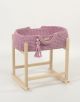 Cesta de Muñecas Boho My Sweet Baby - Moisés de Algodón Lavanda