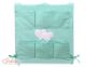 Organizador de Cuna My Sweet Baby Cot Tidy Corazones Mint