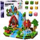 Set de Cubos Magnéticos 3D de Fantasía con 100 piezas brillantes.