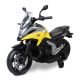 Moto eléctrica infantil Honda NC750X amarilla Toyz con licencia oficial, vista frontal