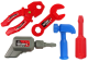 Taller de bricolaje grande con accesorios