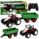 Tractor teledirigido Lean toys 1:24 con remolque basculante