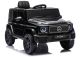 Coche eléctrico infantil Mercedes G 4x4 negro Lean Cars con tracción total, vista frontal