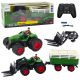 Tractor Agrícola Control Remoto con Remolque y Horquillas