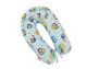 Pregnancy Pillow- Longer, Removable Pillowcase - Owls On Blue